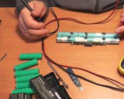 Ремонт батареи ноутбука своими руками схемы