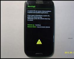 Android OS frissítés a Samsung telefonon Galaxy frissítés a 3-tól